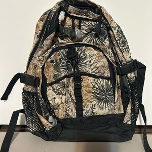Camo Print Backpack